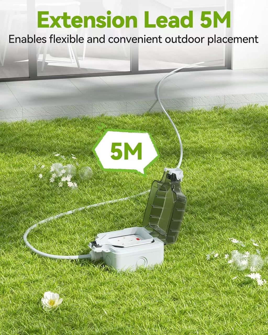 Weatherproof Outdoor Extension Socket