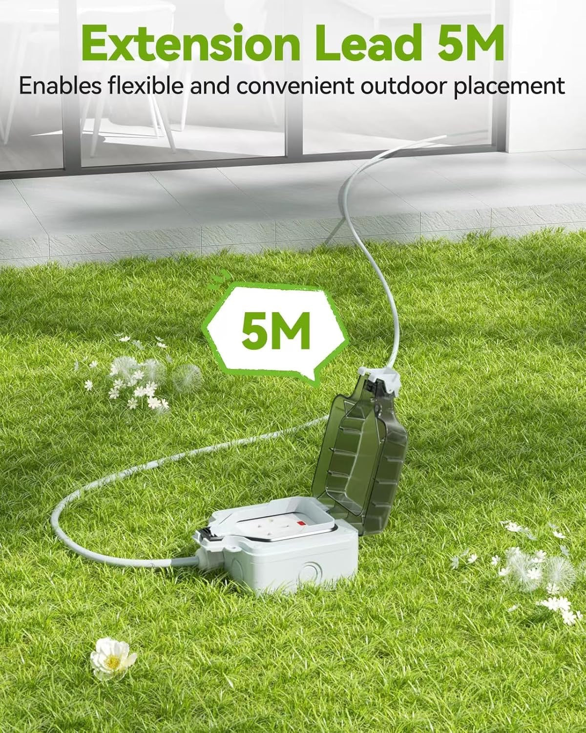 Weatherproof Outdoor Extension Socket