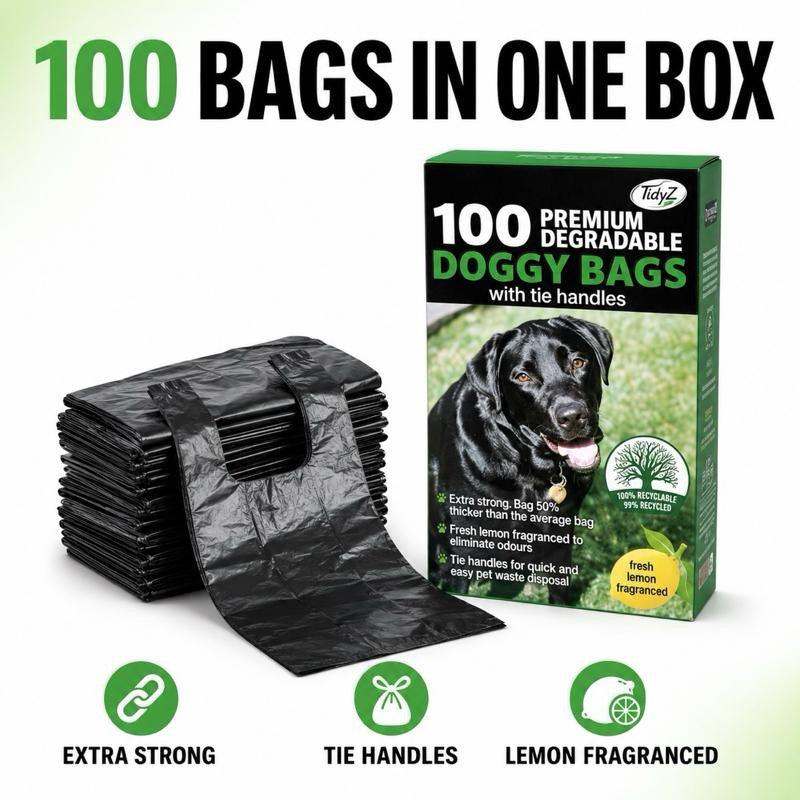 Extra Strong Lemon Scented Dog Waste Bags