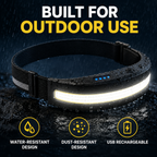 Rechargeable LED Running Waist Light – Adjustable Reflective Belt