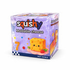 Squishy Fidget Toy – Fun Squeeze Toy in Cute Designs – Mouldable Cheese – Blue