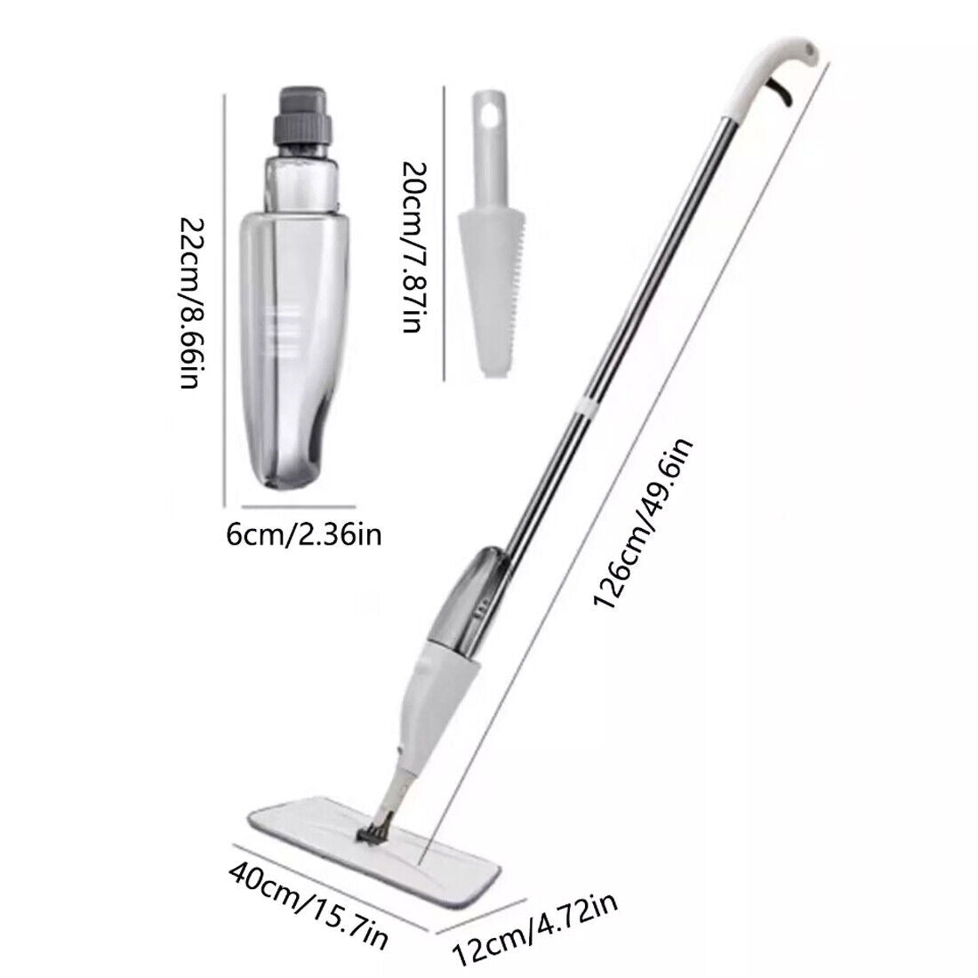 Spray Mop with 2 Microfibre Pads – All Floor Types – view 8