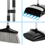 Long Handled Broom And Dustpan Set