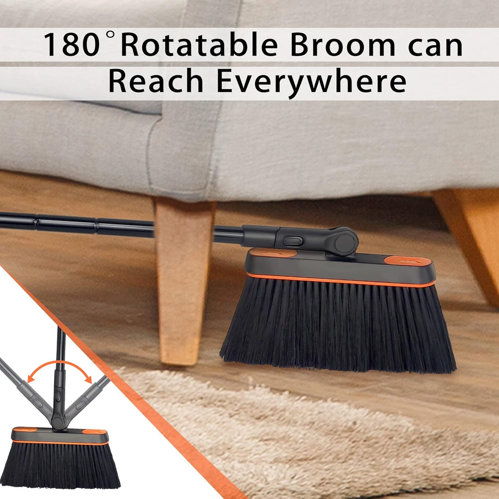 Long-handled dustpan and brush set – view 4