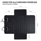 Black Oxford cloth car boot mat for dogs – view 2