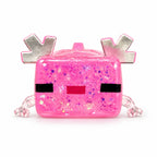 Squishy Fidget Toy – Fun Squeeze Toy in Cute Designs – Pixel Axolotl – Pink