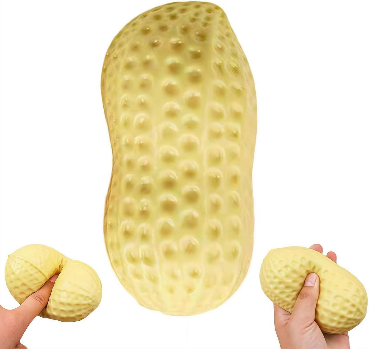 Squishy Fidget Toy – Fun Squeeze Toy in Cute Designs – Peanut