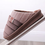 Close-up of slipper sole grip on a tilted surface