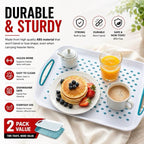 Anti-Slip Serving Tray Set
