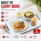 Anti-Slip Serving Tray Set
