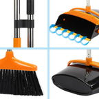 Long Handled Broom And Dustpan Set