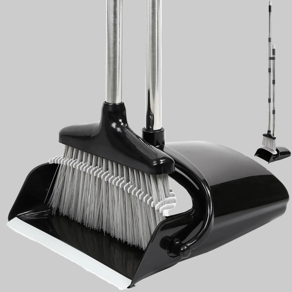 Long Handled Broom And Dustpan Set