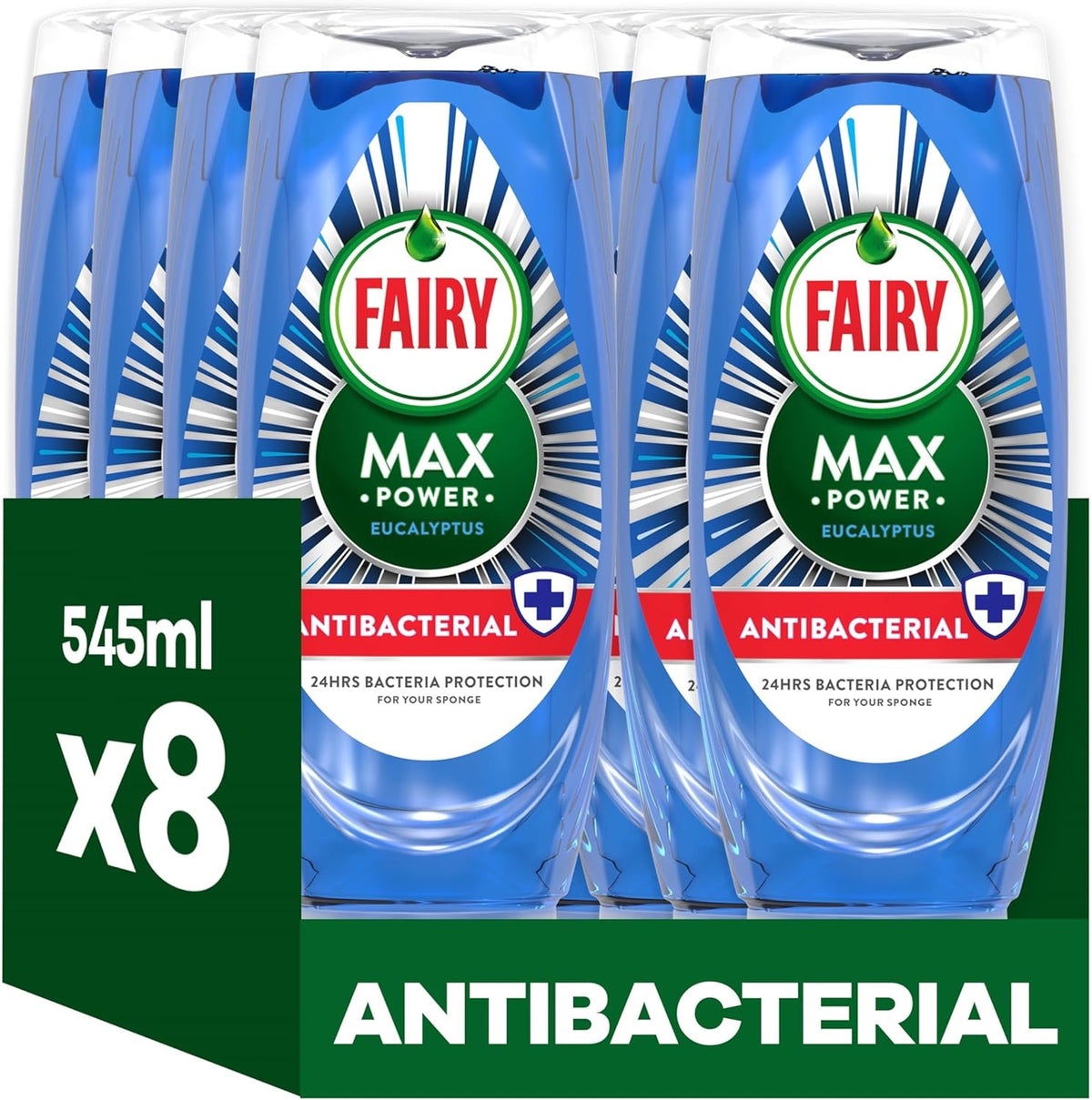 Antibacterial Washing Up Liquid 8 Pack