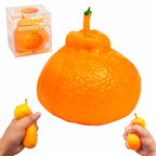 Squishy Fidget Toy – Fun Squeeze Toy in Cute Designs – Tangerine