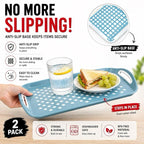 Anti-Slip Serving Tray Set