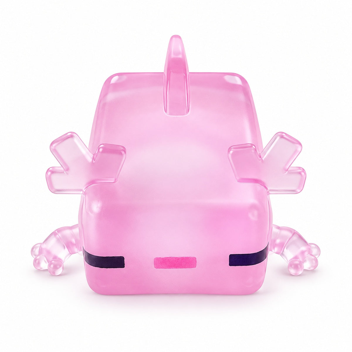 Squishy Fidget Toy – Fun Squeeze Toy in Cute Designs – Block Axolotl – Pink