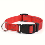 Adjustable Dog & Cat Collar – Reflective Safety Pet Collar