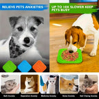 3pcs Pet Licking Mat – Slow Feeder, Training & Bath Distraction Mat