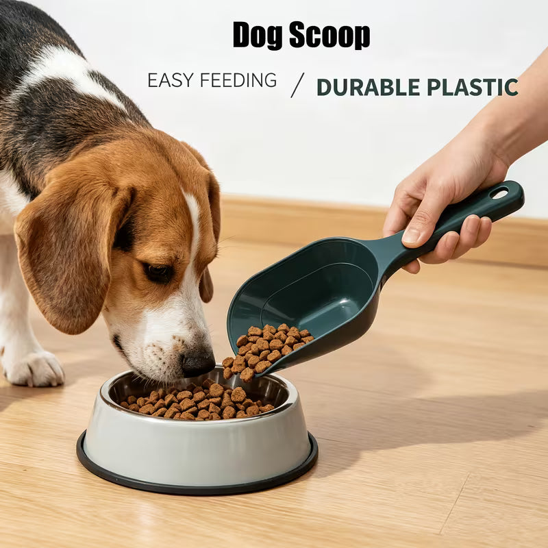 1pc Pet Food Scoop with Measuring Lines – 1/2 Cup and 1 Cup Capacity