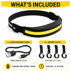 Rechargeable LED Running Waist Light – Adjustable Reflective Belt
