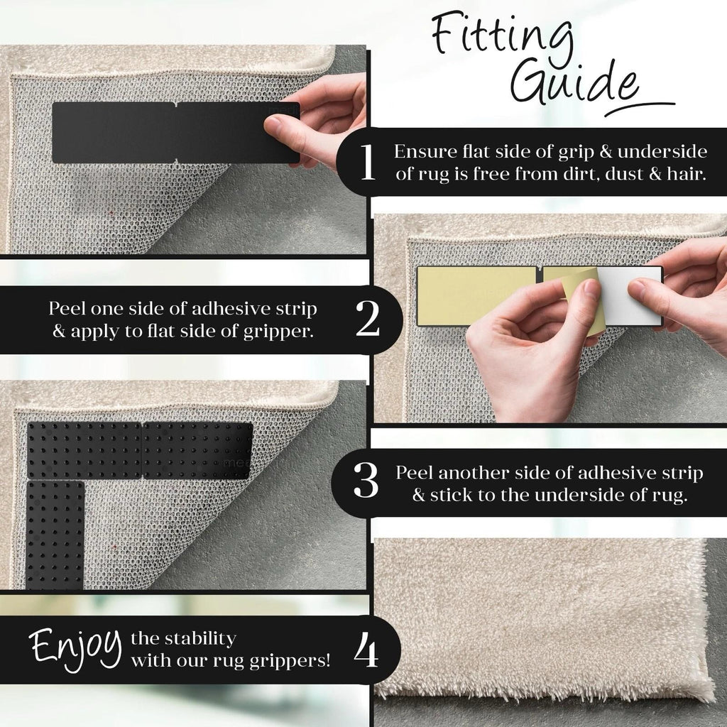 Reusable Anti-Slip Rug Grippers