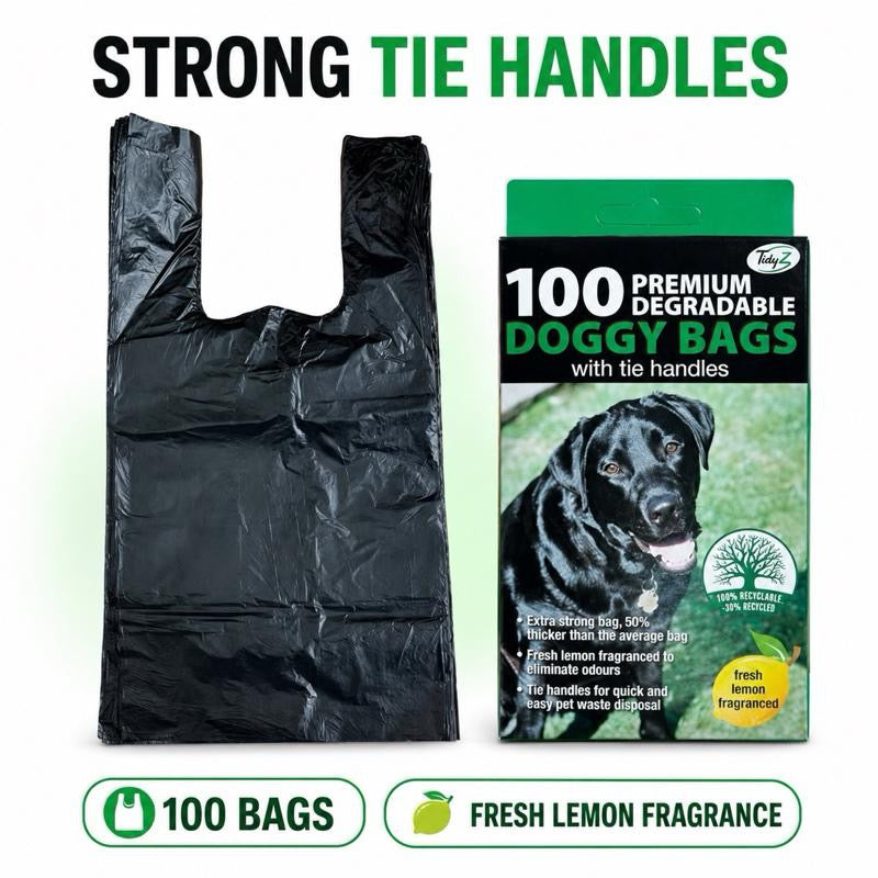 Extra Strong Lemon Scented Dog Waste Bags
