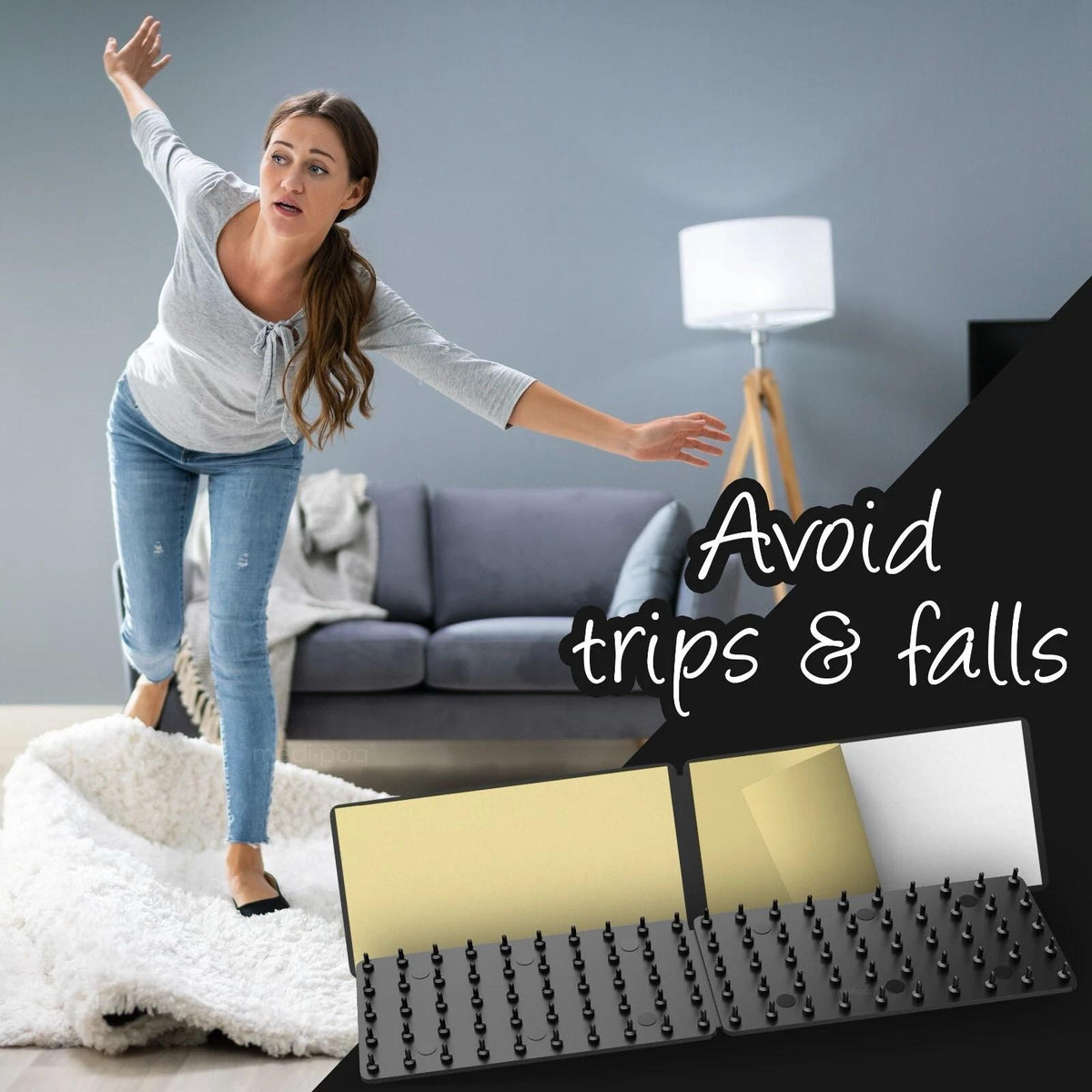Reusable Anti-Slip Rug Grippers