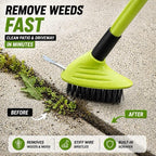 3-in-1 Telescopic Weed Removal Brush Set