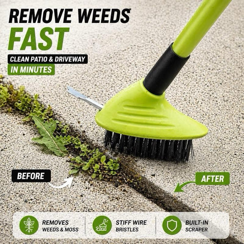 3-in-1 Telescopic Weed Removal Brush Set