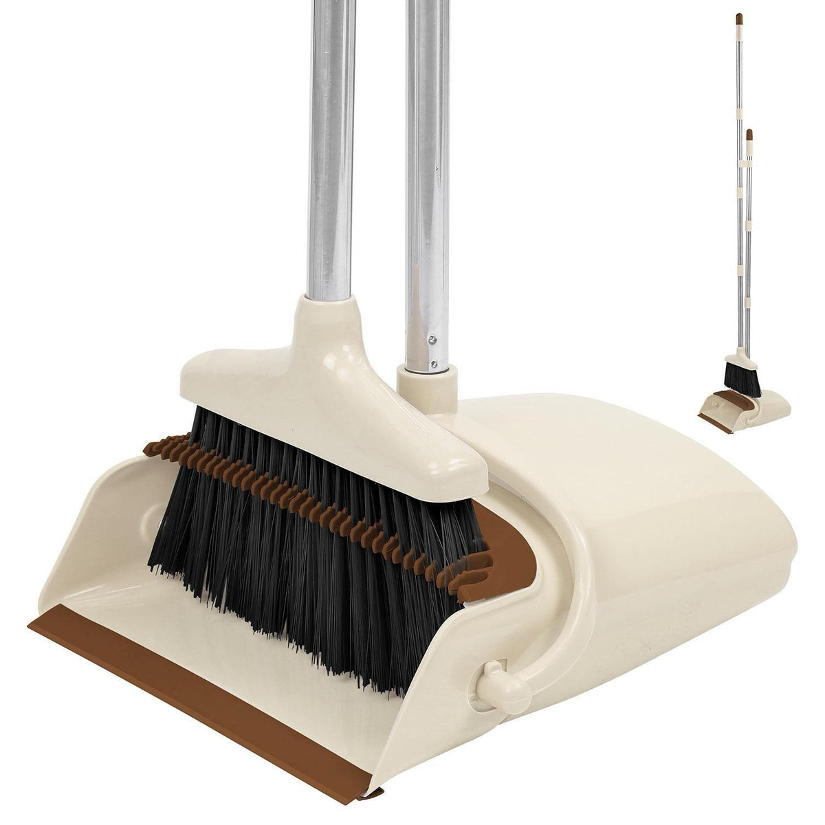 Long Handled Broom And Dustpan Set