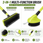 3-in-1 Telescopic Weed Removal Brush Set