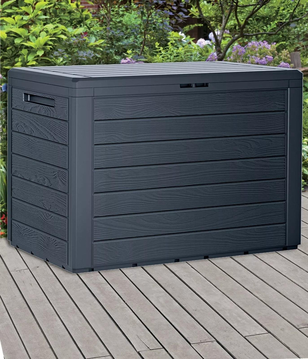 Large Outdoor Garden Storage Box – Weather-Resistant Deck Box with Lid