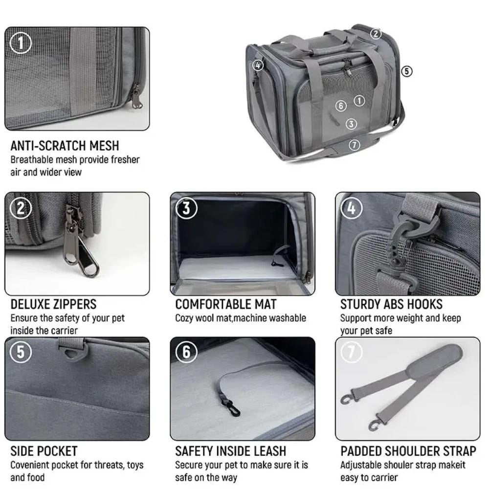 Large Pet Travel Carrier Bag