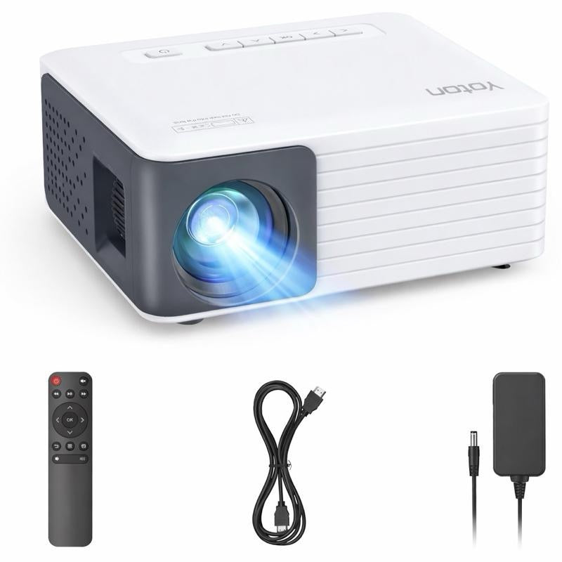 Mini Projector with Remote Control – Portable Home Cinema Projector
