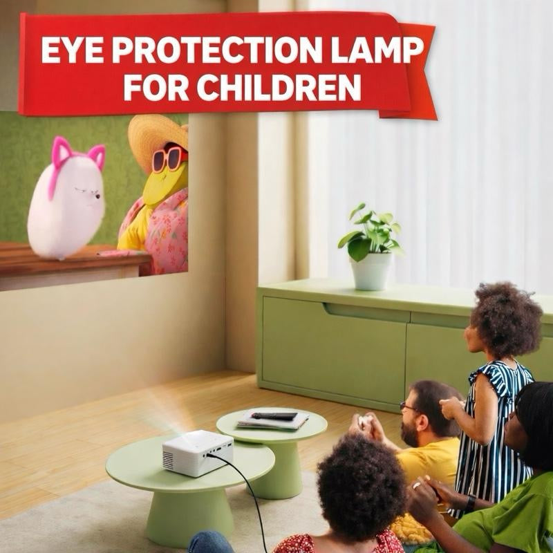 Mini Projector with Remote Control – Portable Home Cinema Projector