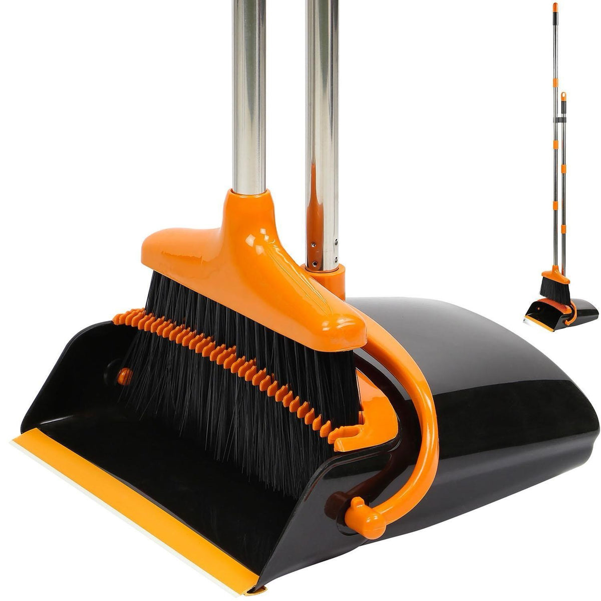 Long Handled Broom And Dustpan Set
