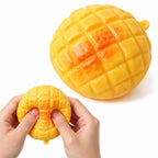 Squishy Fidget Toy – Fun Squeeze Toy in Cute Designs – Melon Bun
