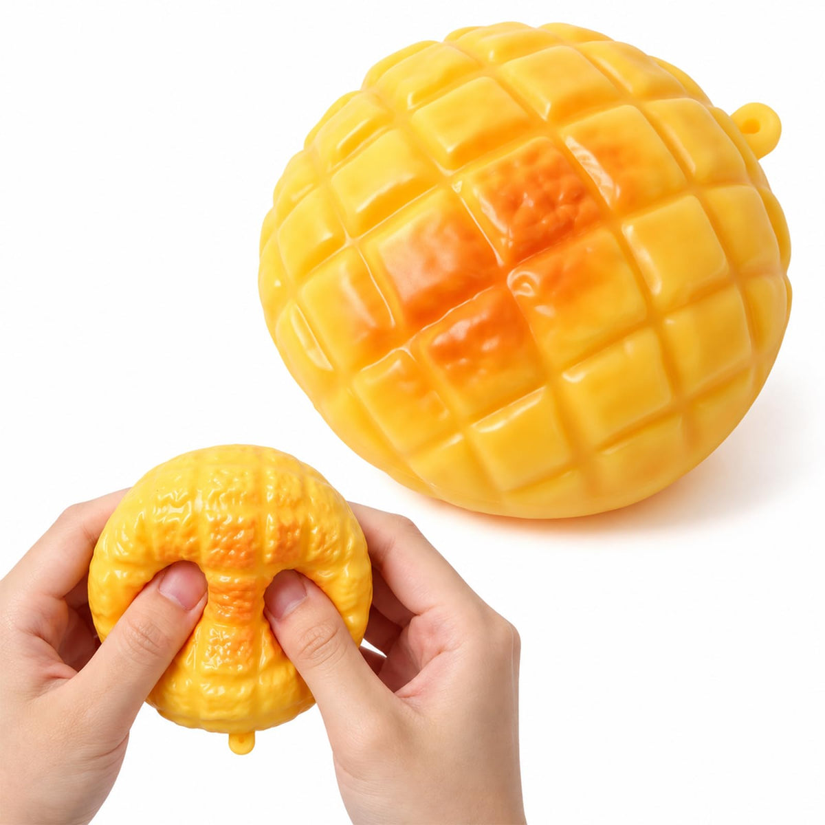 Squishy Fidget Toy – Fun Squeeze Toy in Cute Designs – Melon Bun