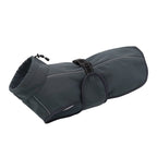 Black teddy dog winter coat product shot
