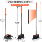 Long-handled dustpan and brush set – view 2
