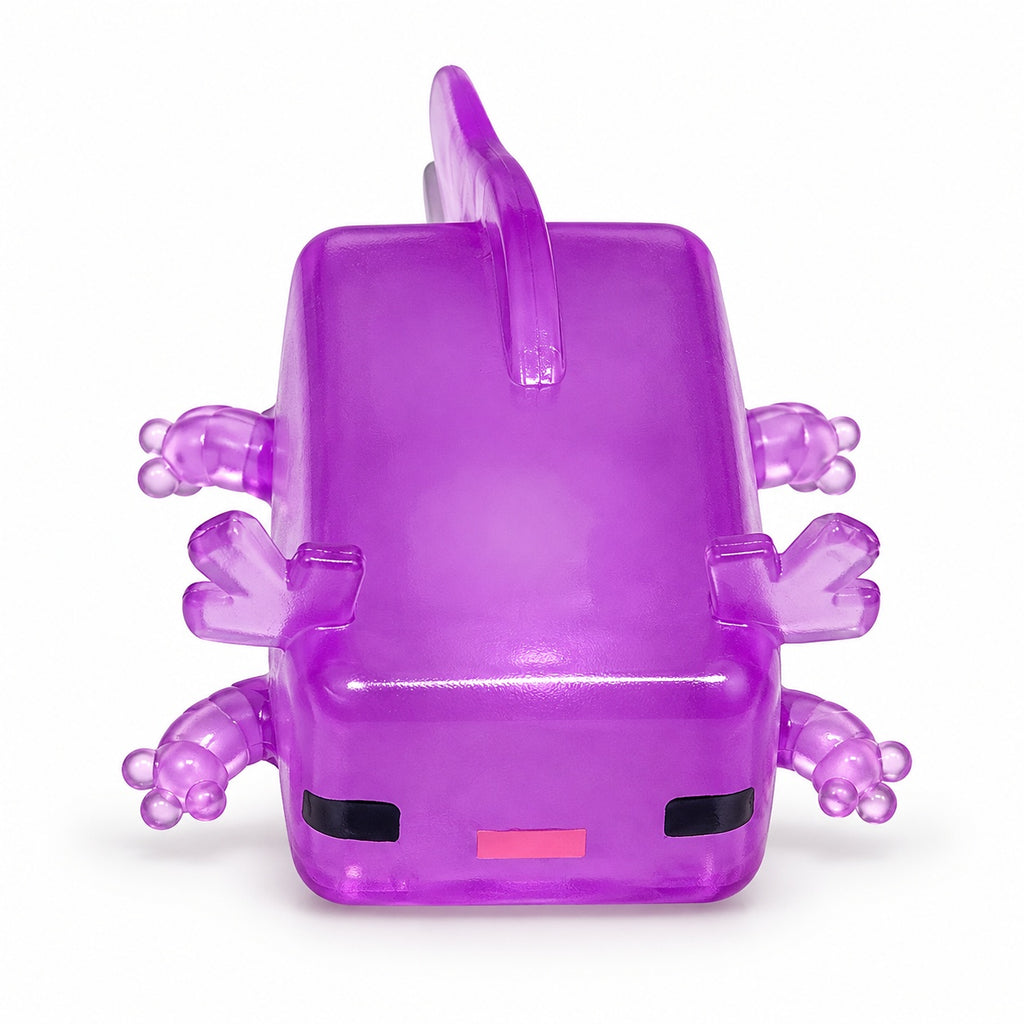 Squishy Fidget Toy – Fun Squeeze Toy in Cute Designs – Block Axolotl – Purple