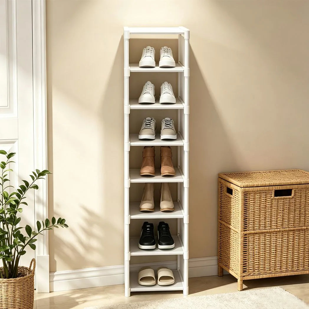 Shoe Rack Metal Shoes Cabinet Storage Organiser Shoe Rack Stand UK-8 Tier
