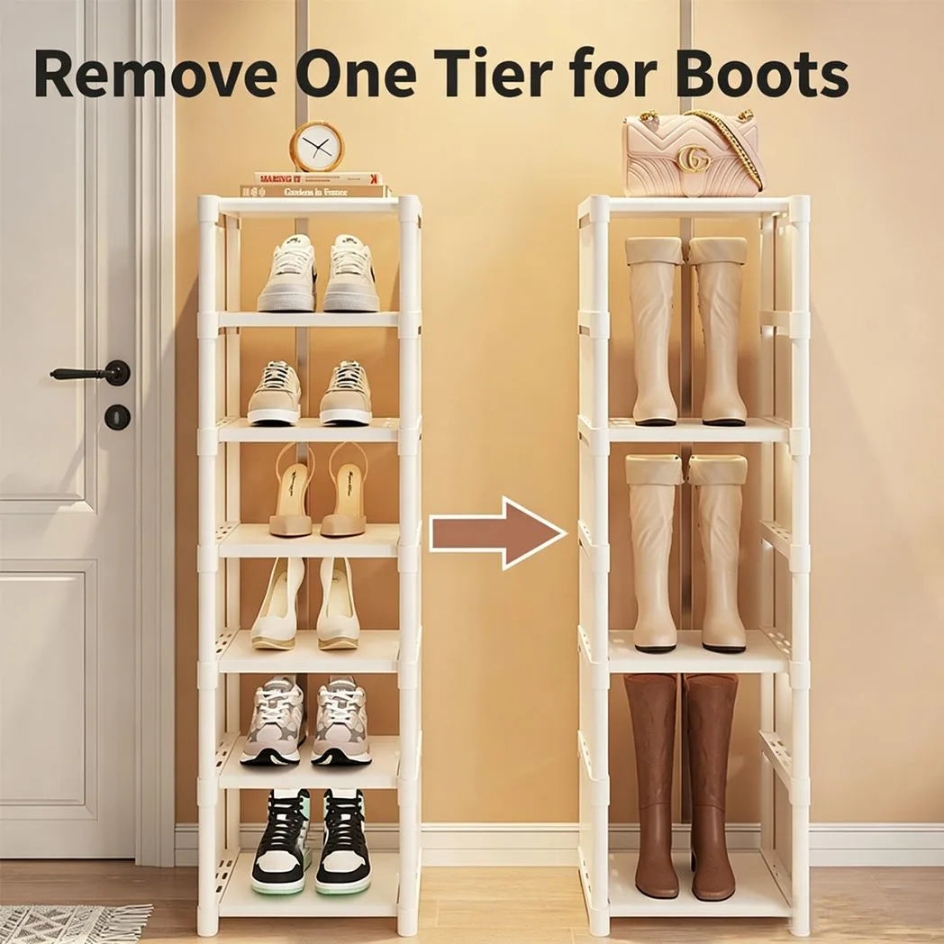 Shoe Rack Metal Shoes Cabinet Storage Organiser Shoe Rack Stand UK-8 Tier